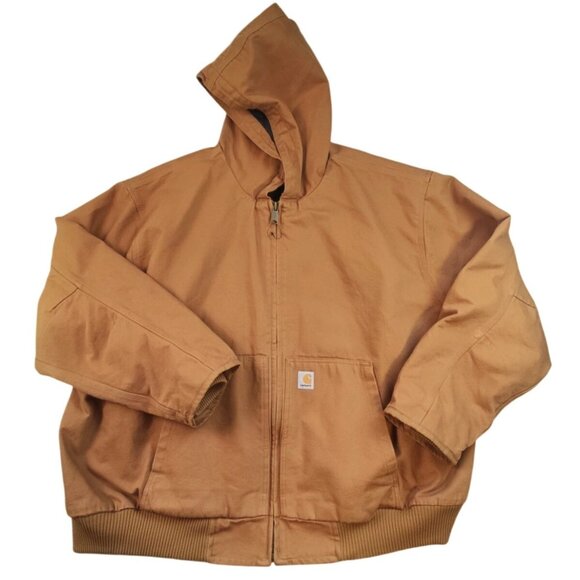 Carhartt Men's Tan Quilted Lined Jacket Size 5X